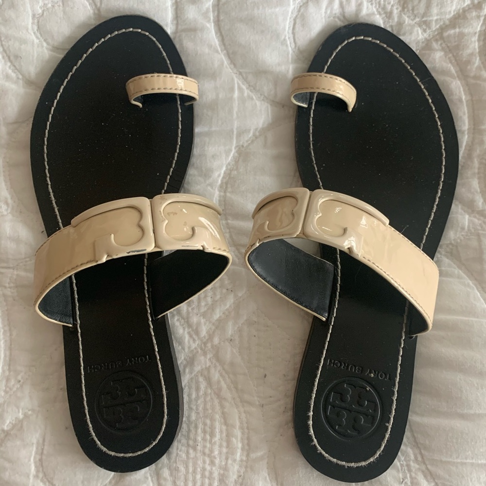 Tory Burch Marsha parent toe ring sandals
